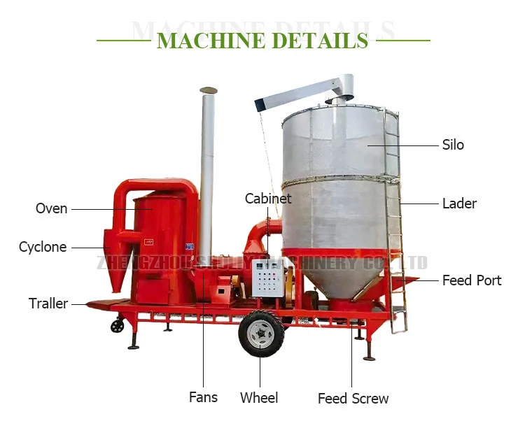 Electric paddy dryer