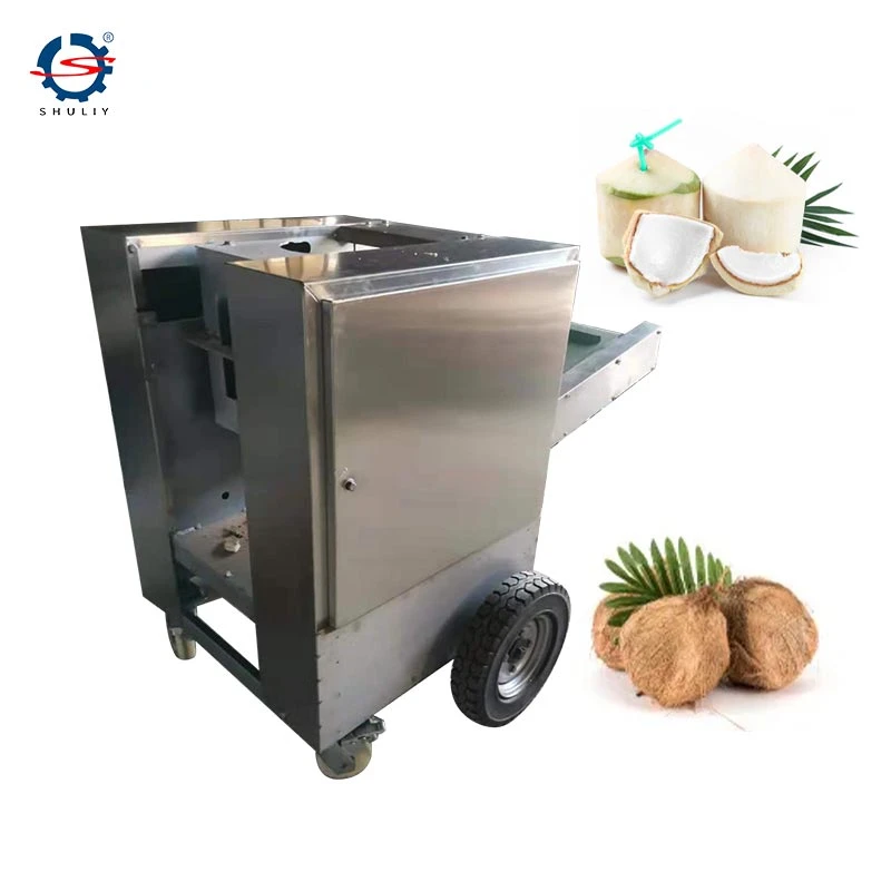 Automatic Coconut Deshelling Machine