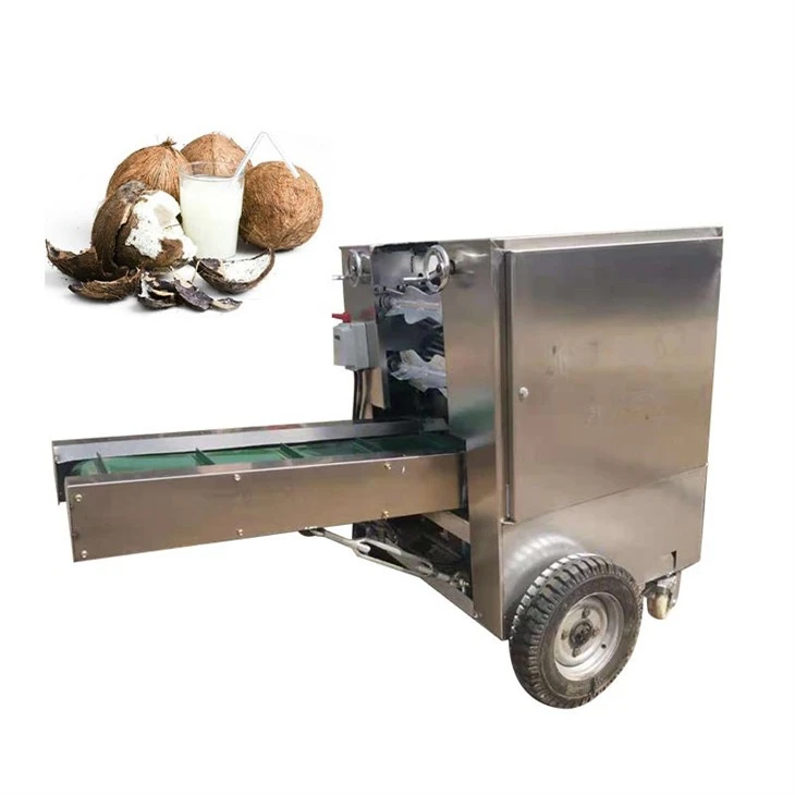 Automatic Coconut Deshelling Machine