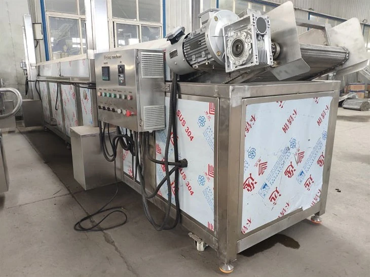 continuous frying machine