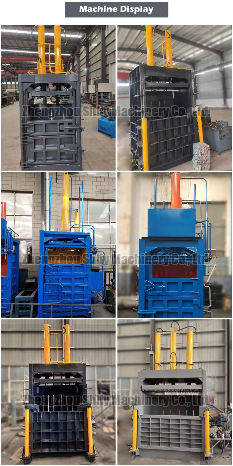 Cardboard and plastic baler Cardboard and plastic baler
