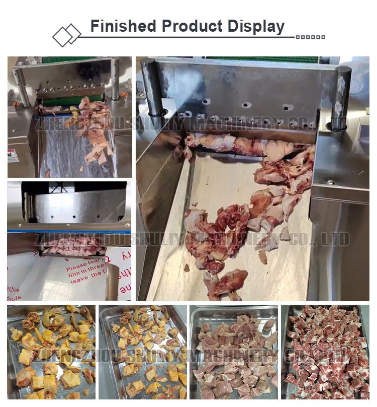 chicken cube cutting machine chicken cube cutting machine