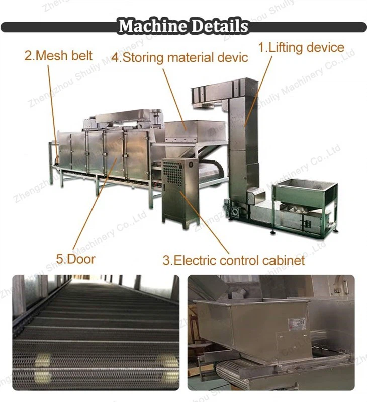 continuous roasting machine